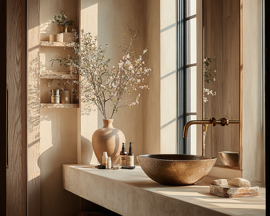 hammered brass kitchen sink