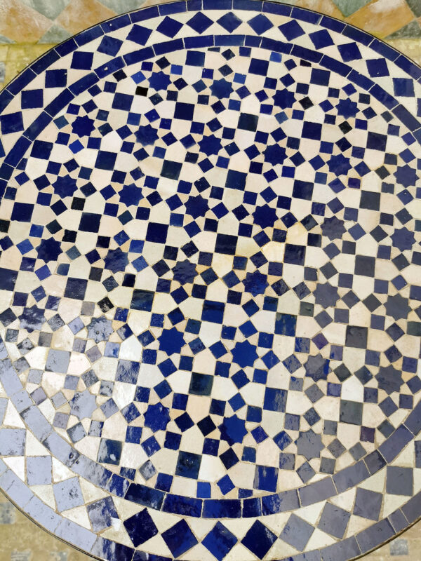 Handmade Moroccan Tile Table – Mosaic Coffee Table, Side Table, Patio or Dining – Artisan Decor Piece - Image 4