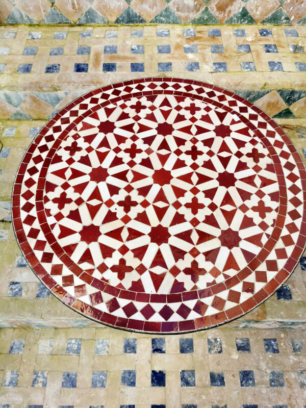 Moroccan Handmade Mosaic Table – Indoor/Outdoor Tile Side Table, Console, Coffee or Dining Table - Image 4