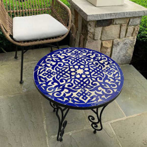 Custom Moroccan Mosaic Table – Unique Handmade Coffee, Dining, Side or Garden Table