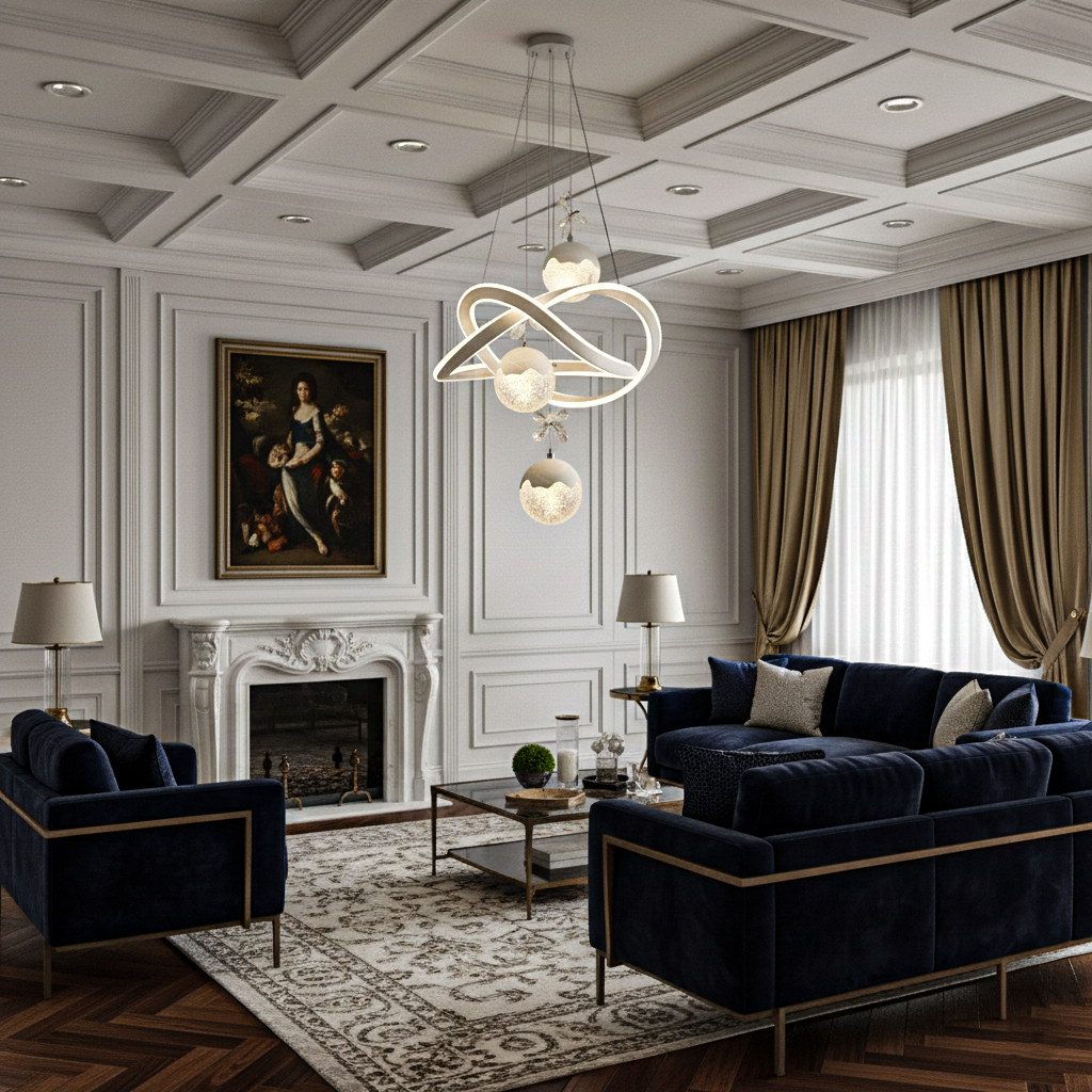 Linear LED Pendant Light – Modern 3500K Kitchen Island Lamp - Image 5