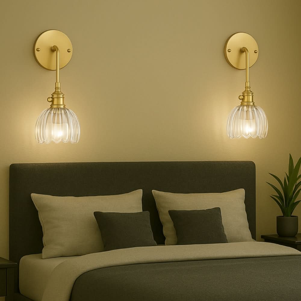 Vintage Wireless Wall Sconces Set of 2 - Image 11