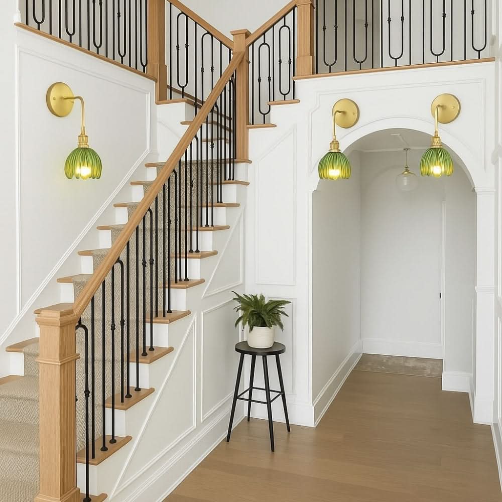 Vintage Wireless Wall Sconces Set of 2 - Image 12