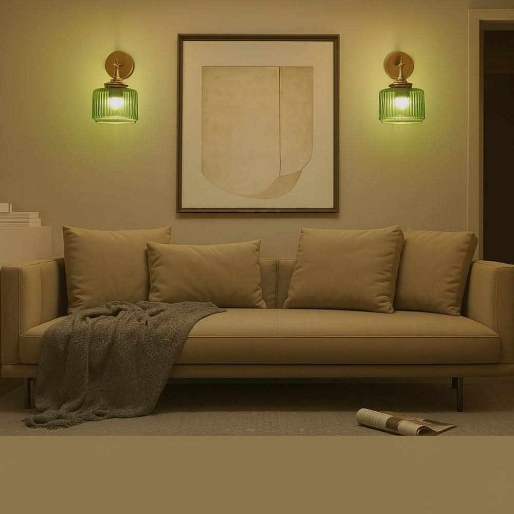 Vintage Wireless Wall Sconces Set of 2 - Image 9