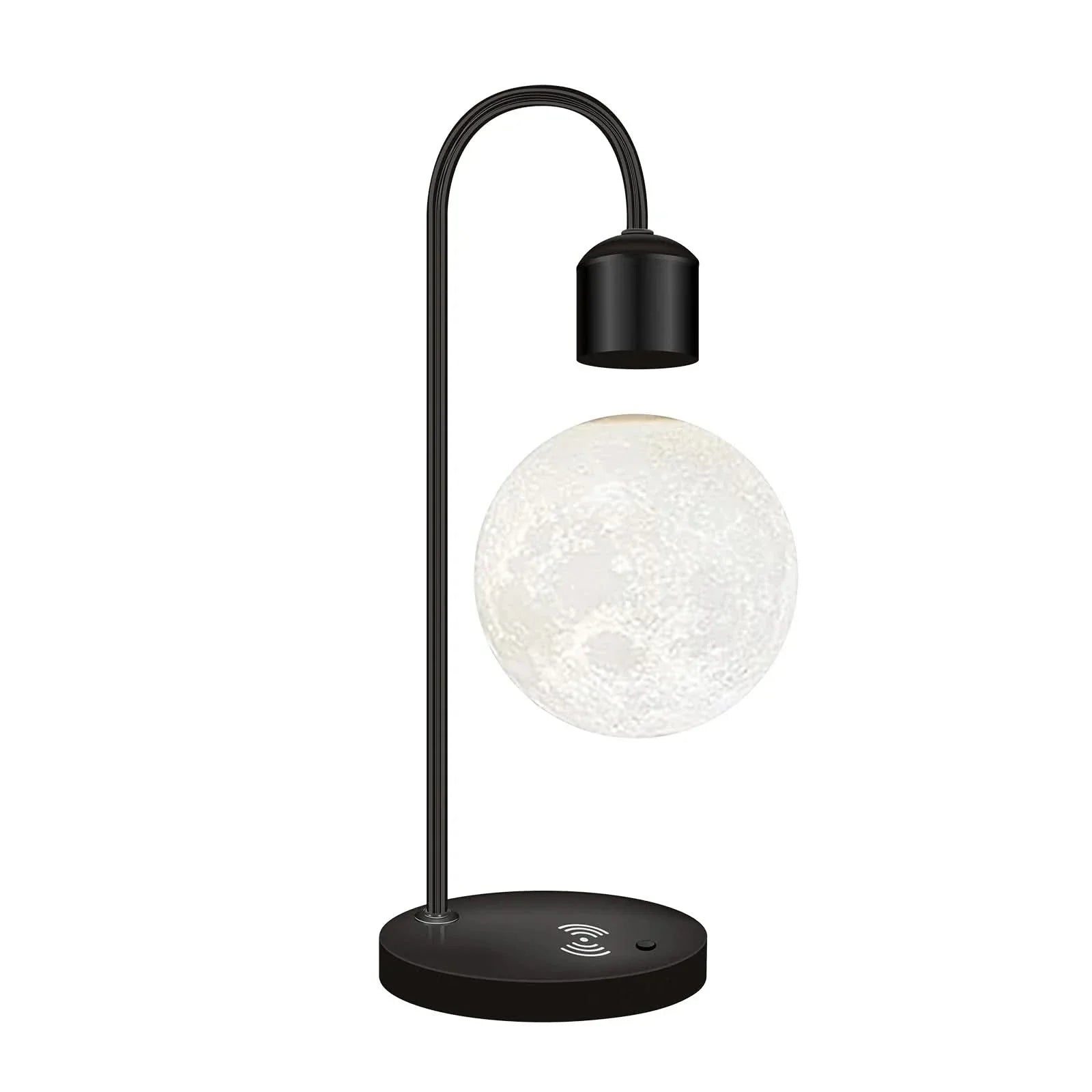 Levitating Moon Led Lamp With Wireless Phone Charger - Image 3