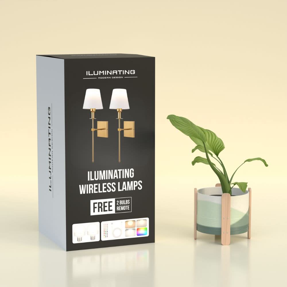 Rechargeable Wireless Wall Light (2 Packs) - Image 10