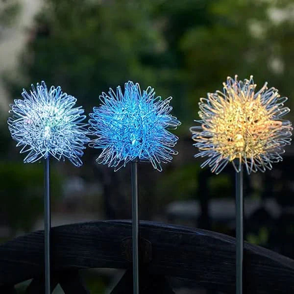 Outdoor LED Solar Dandelion Lights(2 Packs) - Image 3