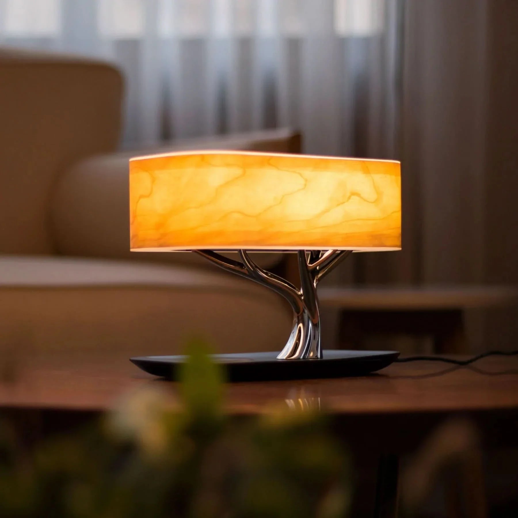 Table Lamp With Speaker & Wireless Charger - Image 7