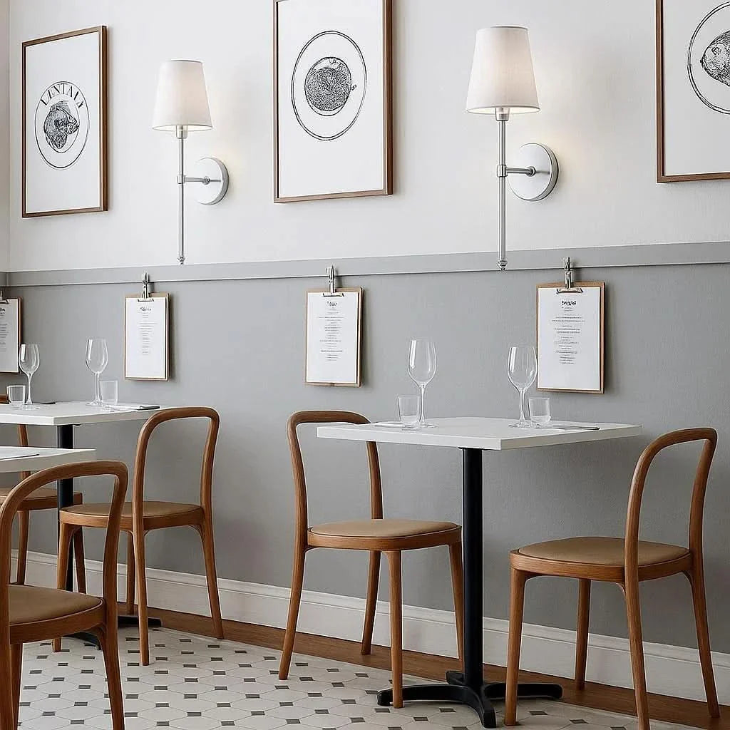 Wireless Fabric Wall Light (SET OF 2 + 2 BULBS FREE) - Image 7