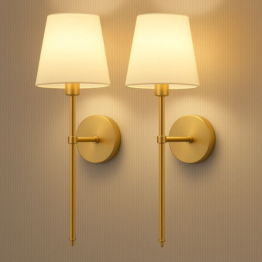 Wireless Fabric Wall Light (SET OF 2 + 2 BULBS FREE) - Image 11