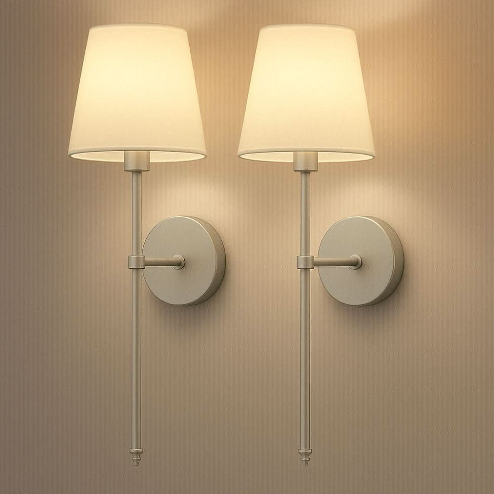 Wireless Fabric Wall Light (SET OF 2 + 2 BULBS FREE) - Image 13