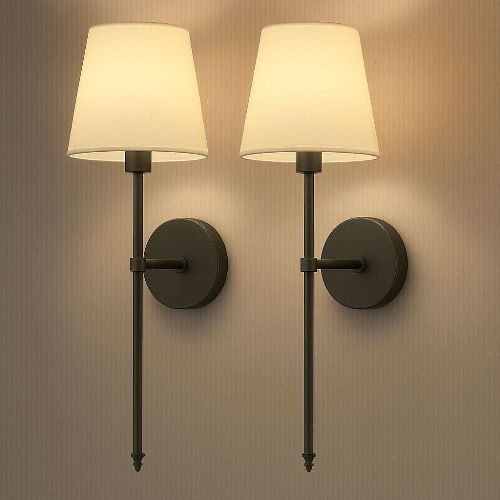 Wireless Fabric Wall Light (SET OF 2 + 2 BULBS FREE) - Image 12