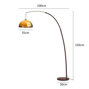 detaill of arc floor lamp