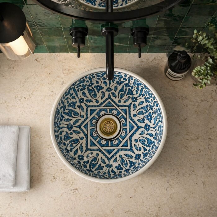 Round Ceramic Vessel Sinks
