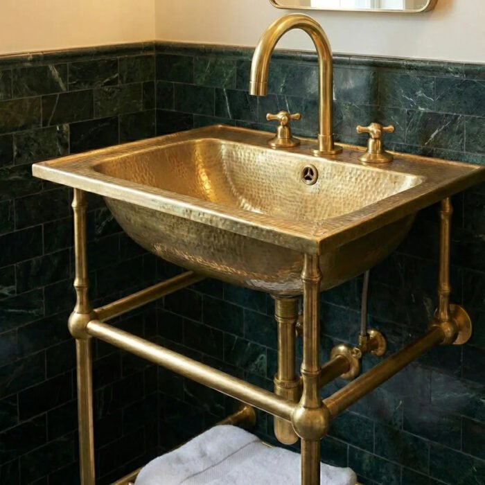 Bathroom Brass Sinks